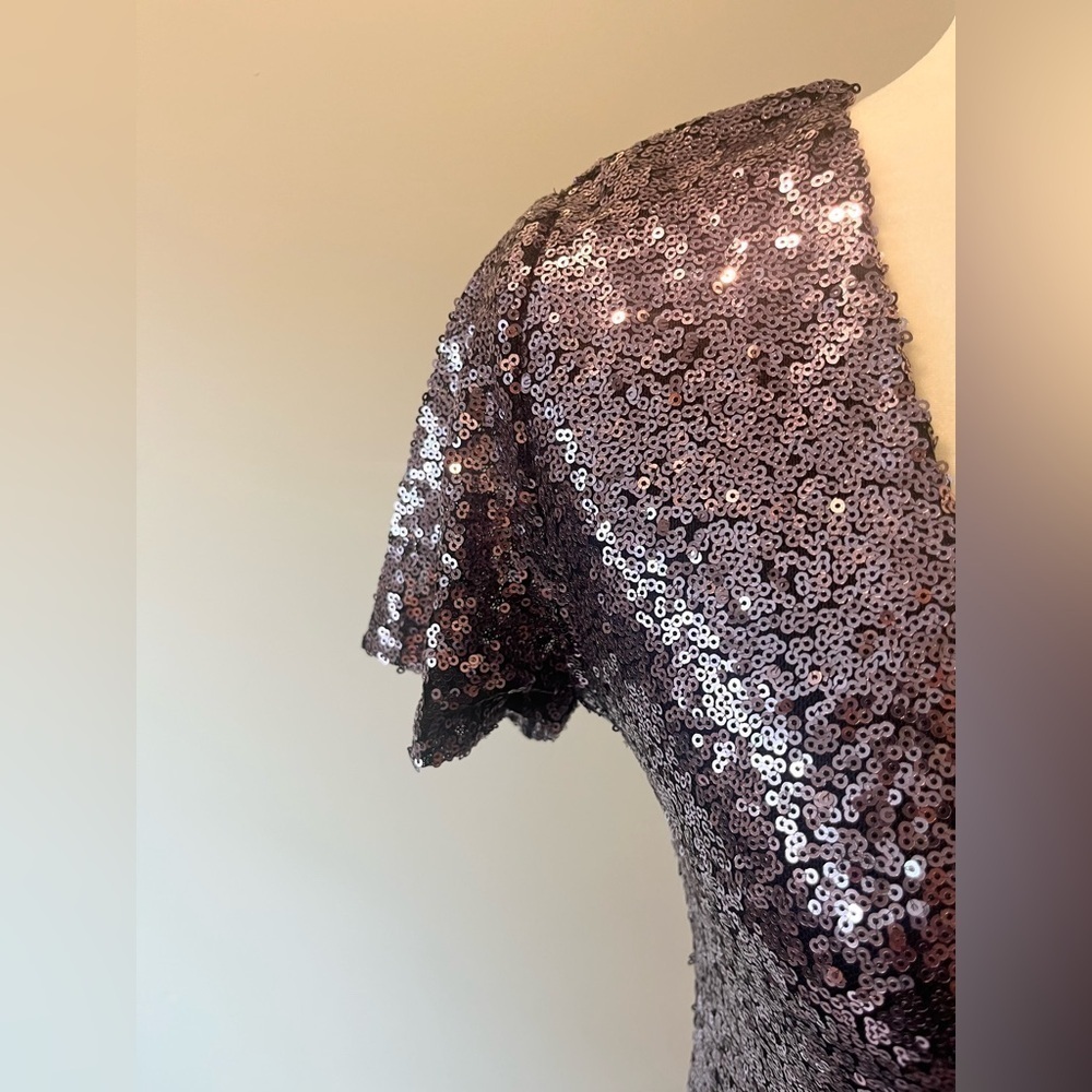 Lulus Light Up The Night Lavender Sequin Shift Cocktail Dress Size Small - Picture 4 of 8